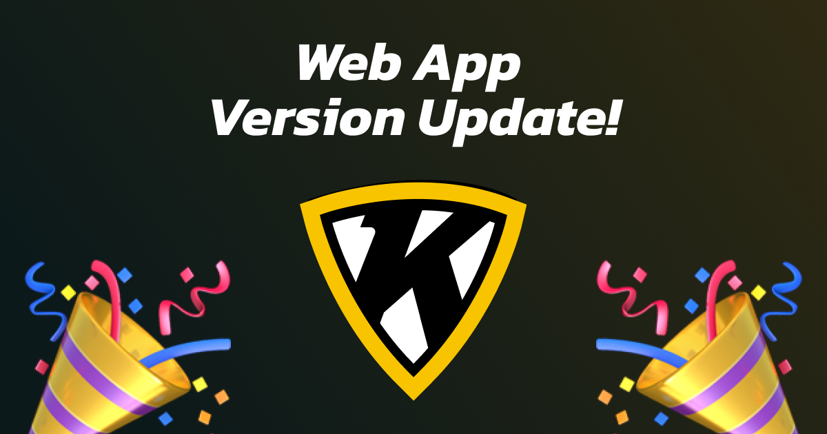 Web App is Live v1.0.0🎉
